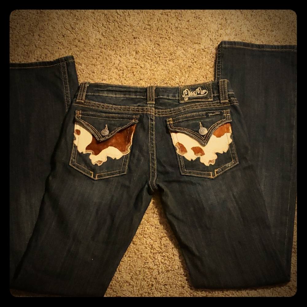 Miss me Cowhide jeans 🐄